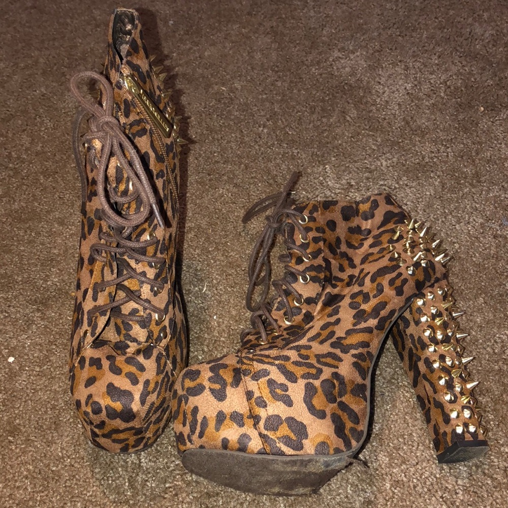 Booties leopard